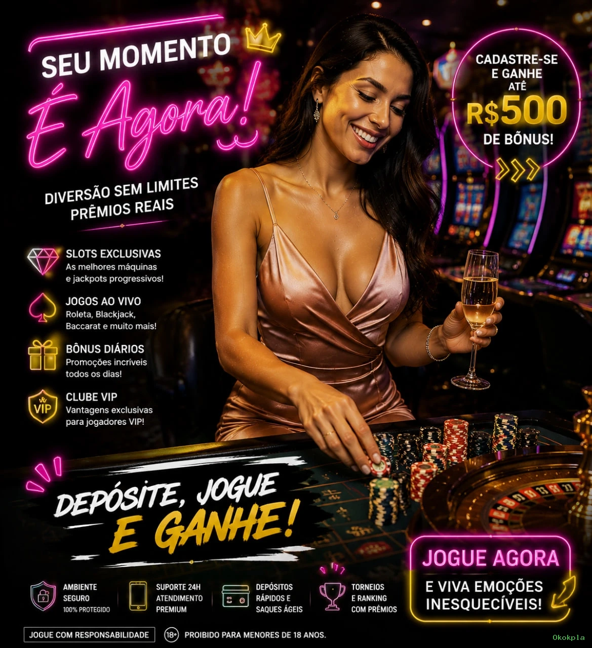 Jogos de fortune da Okokpla com prêmios incríveis